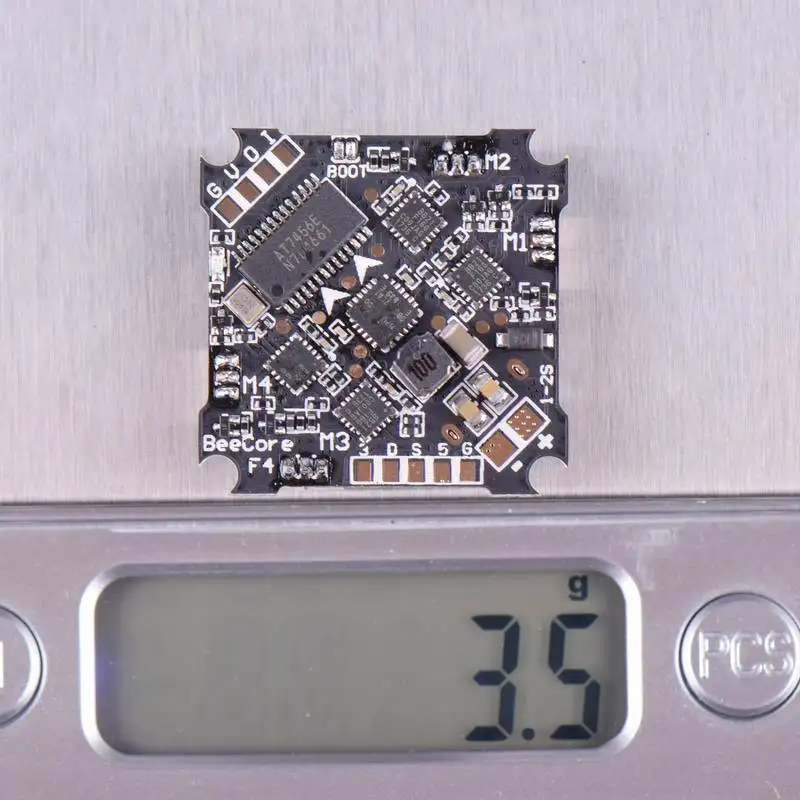 BeeCore Betaflight F4 Контроллер полета OSD интегрированный 4 в 1 10A бесщеточный ESC 1-2 S для RC FPV