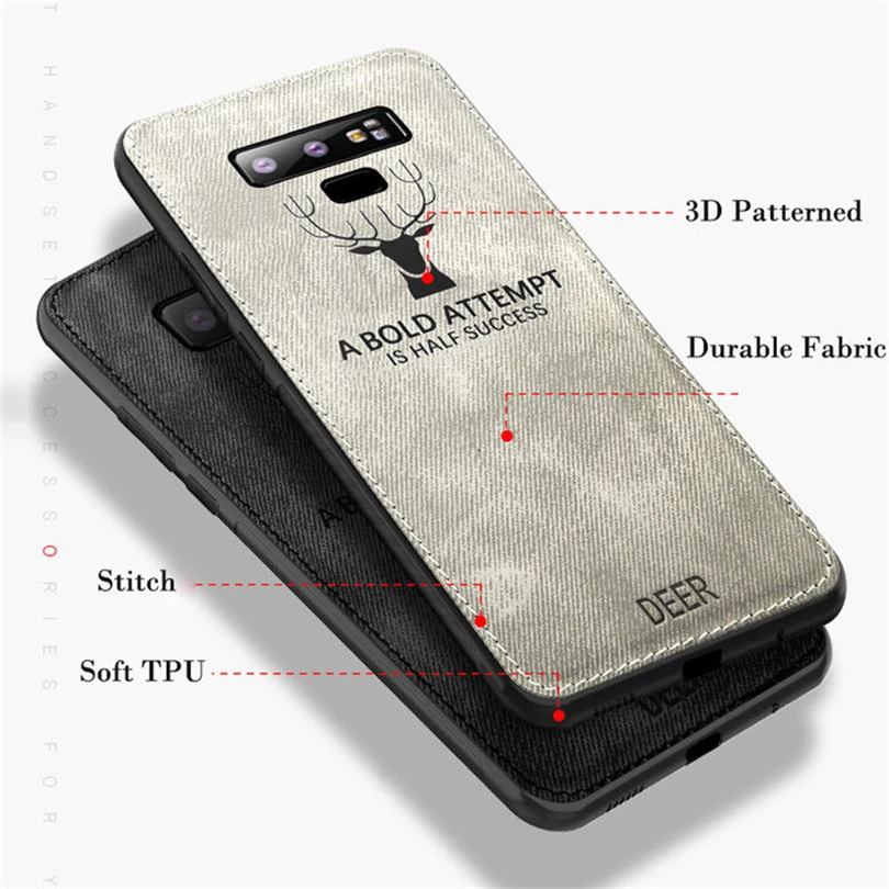 Чехол с узором из ТПУ ударопрочный чехол задняя крышка для Samsung Galaxy Note 8 9 S8 S9 Plus S7