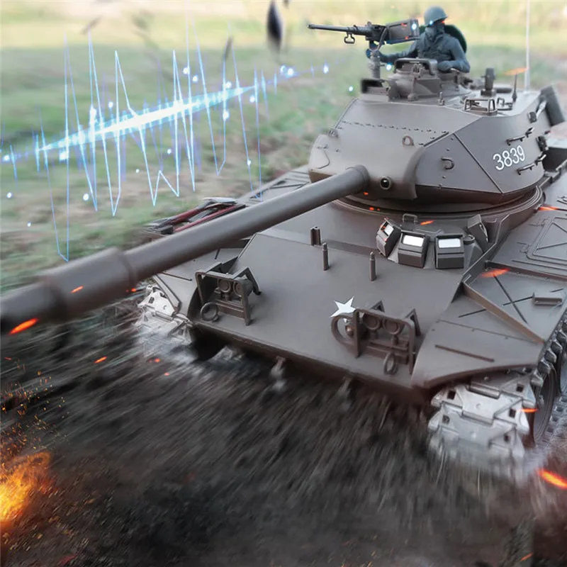 Лидер продаж Heng Long 1/16 3839 1 2 4G Радиоуправляемый танк игрушка U.S. M41A3 Wacker BulldogRadio Control RC