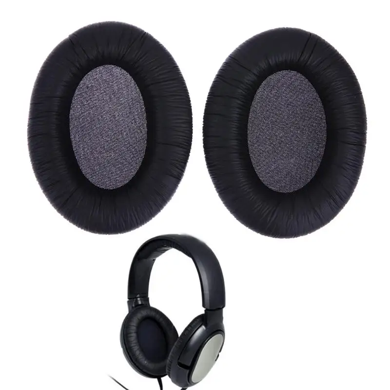 1 пара сменных полиуретановых амбушюров для наушников Sennheiser HD201 HD180 HD201S черного