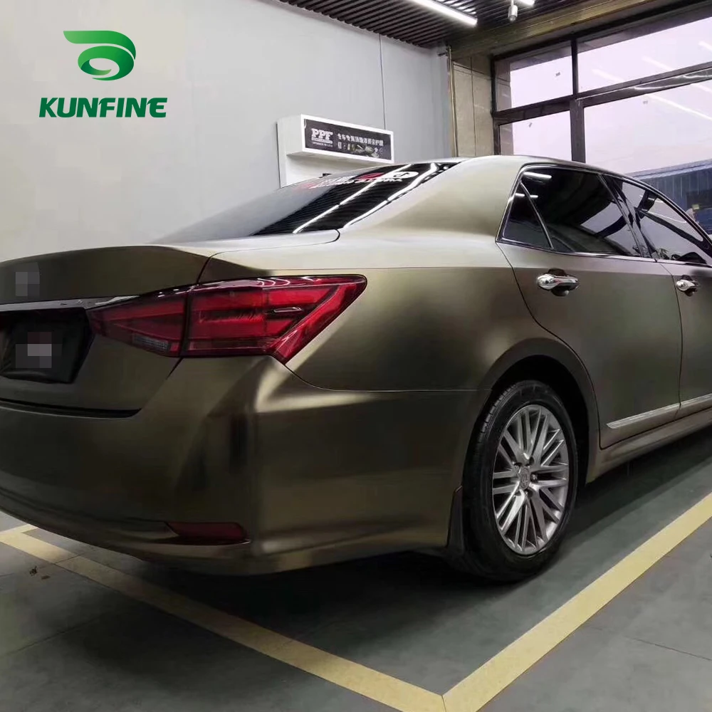 Автомобильный Стайлинг обмотка электро оптическая золотисто коричневая