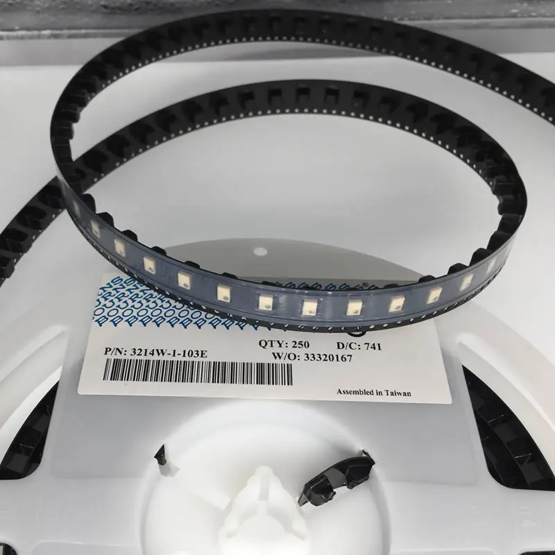 Триммерный потенциометр 10K OHM 0 25 Вт (1/4 Вт) триммер SMD с 5 поворотами резисторы 3214 ADJ