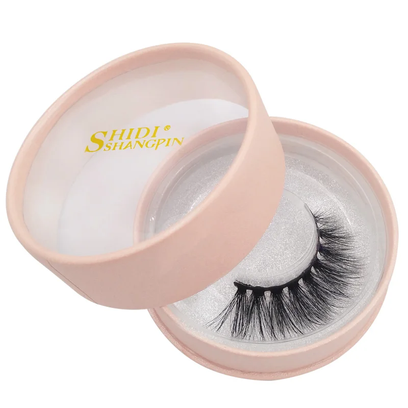 SHIDISHANGPIN 1 Box individual Lashes Makeup cross Winged lash Natural Long False Eyelashes Hand Made 3D Mink #73 | Красота и