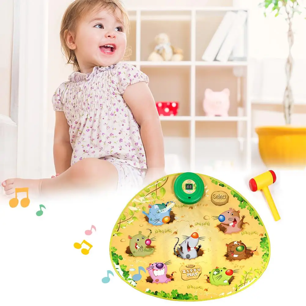 Children's Toy Whac A Mole Game Dance Mat Puzzle Music Toys Educational For Children |