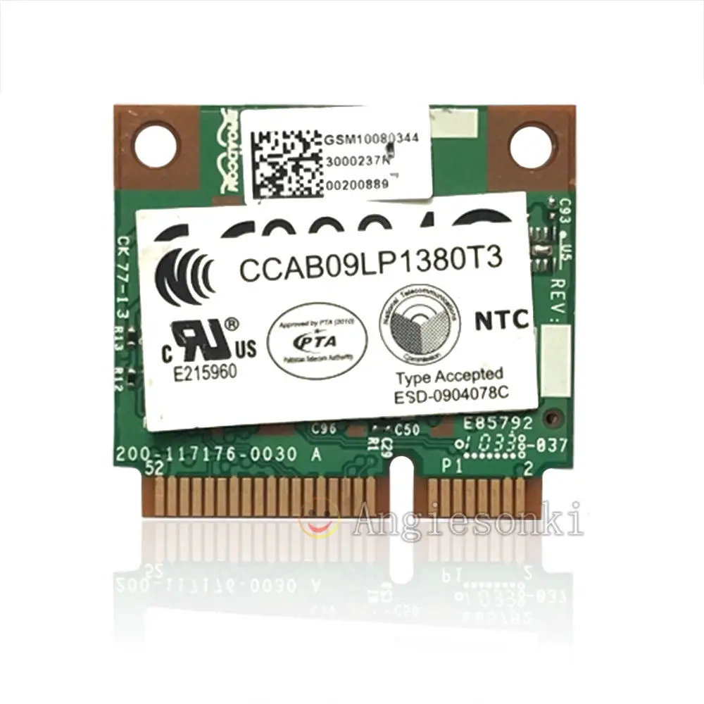 Беспроводная WIFI карта Broadcom BCM943224HMS Bcm4322 FRU 60Y3251 Mini PCI-e 300 Мбит/с 802 11 ABGN для Lenovo L410 L412