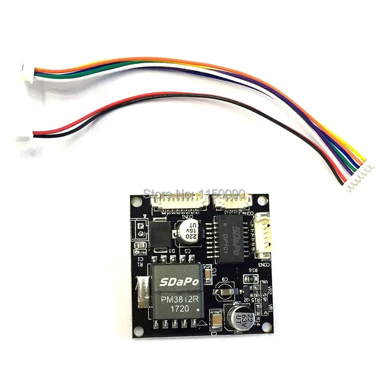 Вход 44 57 в 38*38 мм cctv ip камера Poe Модуль PCB плата выход DC 12 В с IP кабелем|Микрофон для