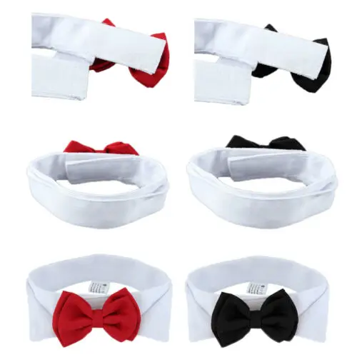 Ошейник для питомца щенка котенка собаки кота регулируемый галстук-бабочка