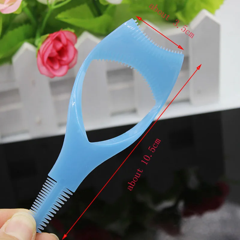 2 шт. расческа для ресниц 5 в 1 синий розовый тушь аппликатор ресницы подводка глаз