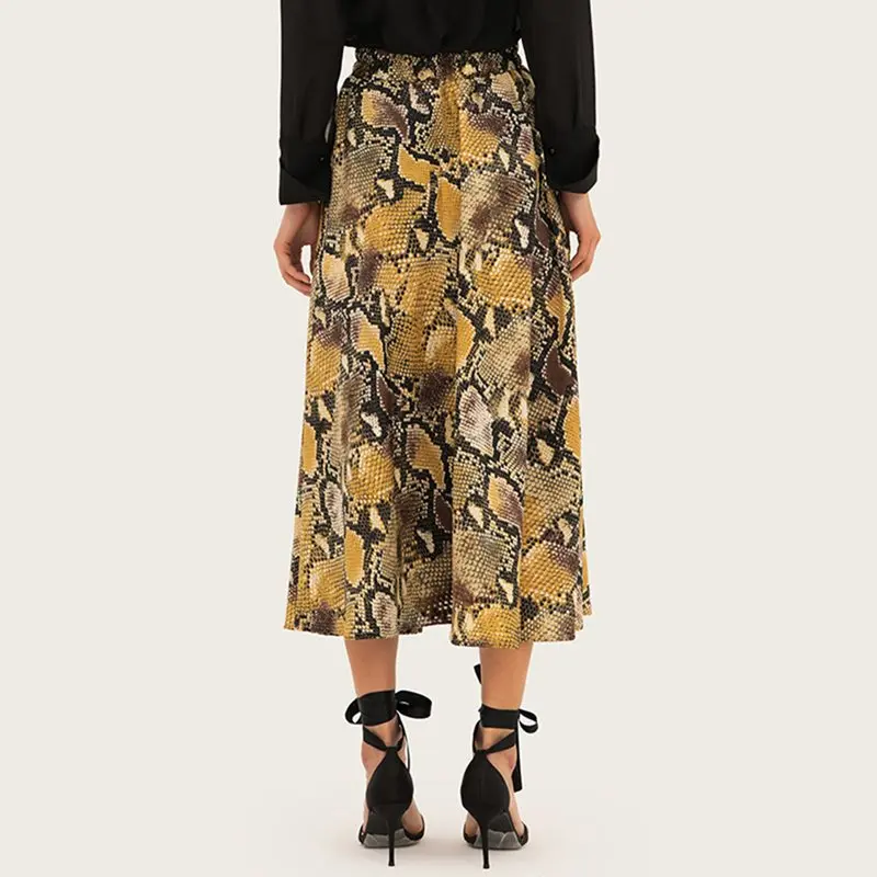 Boho Летняя женская юбка Повседневная элегантная Панк Сексуальная клубная