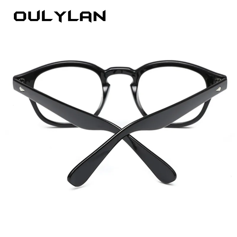Оправа для очков Oulylan мужские дизайнерские очки в стиле Джонни Депп женские и