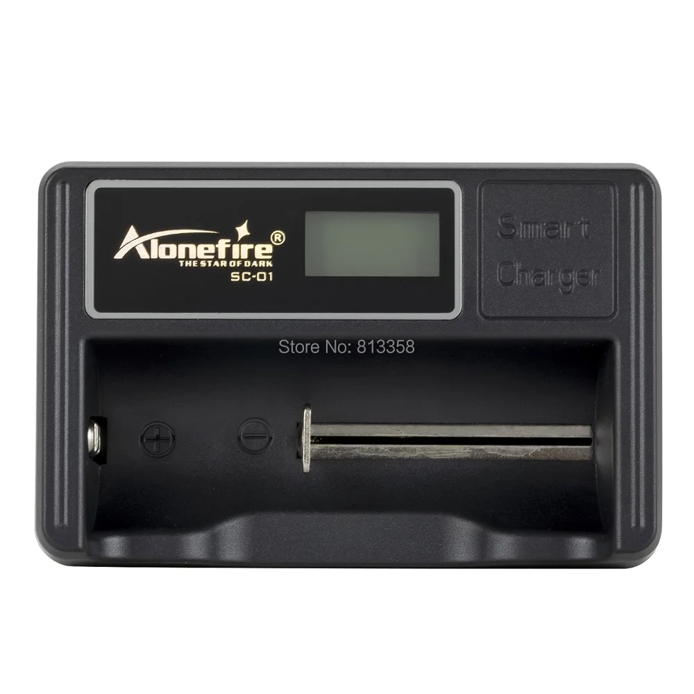 AloneFire SC 01 ЖК дисплей Smart 18650 зарядное устройство Li Ion Ni MH Cd AAAA AAA AA 14500 16340 26650