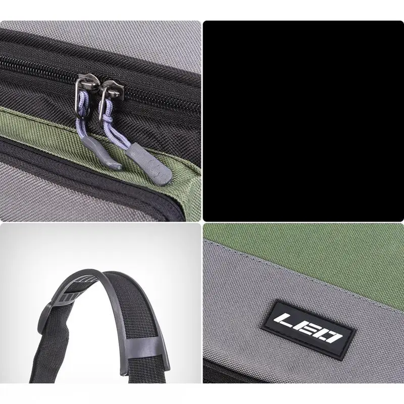 

2019 New Two-color Square Fishing Bag Waterproof Large Capacity Multifunctional Fishing Lure Pack Shoulder Bag Outdoor