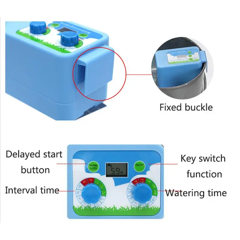 Garden Irrigation System Timer Controller Water Pump Drip Quick And Easy To Install Watering | Дом и сад