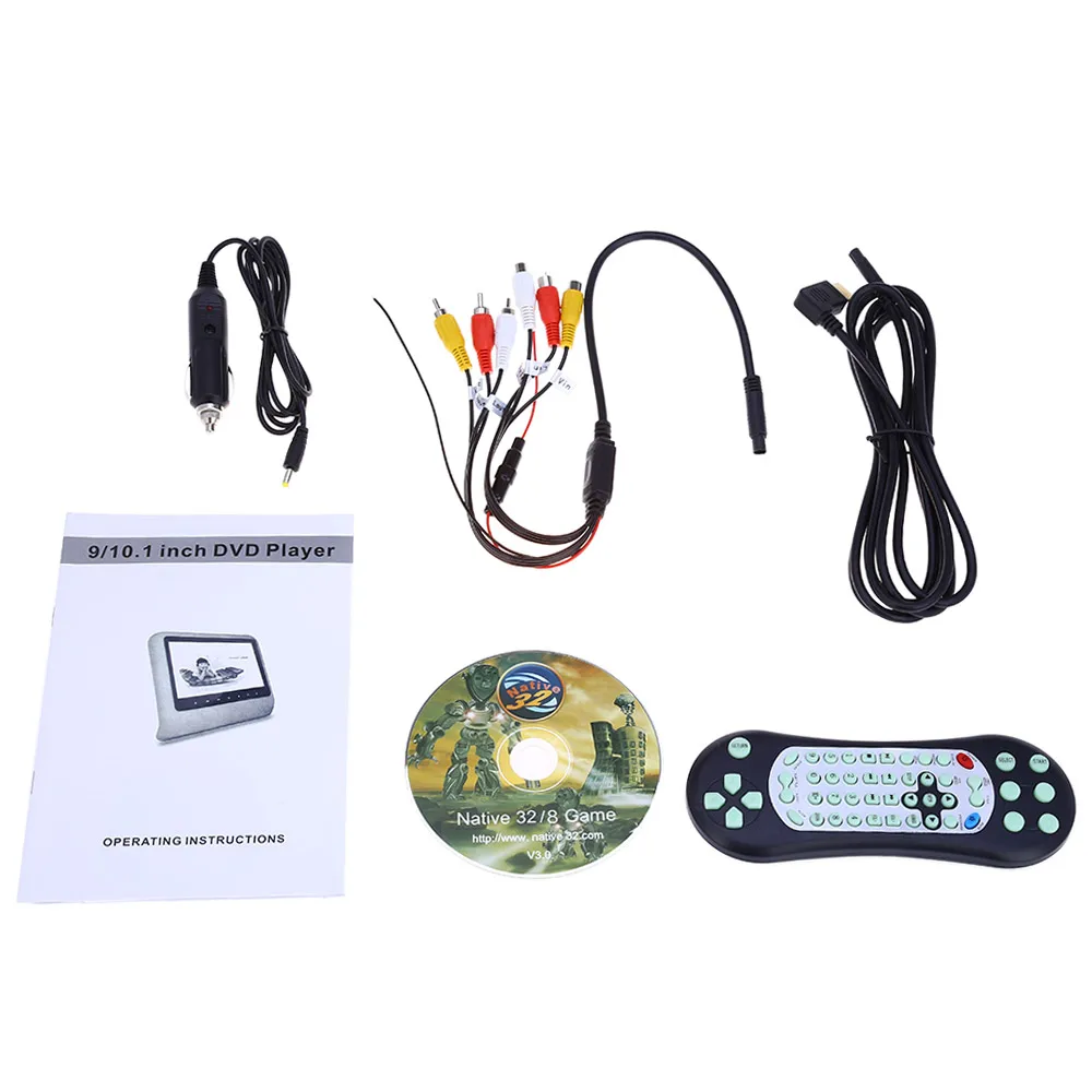 Клиренс 9 ''Автомобильный подголовник dvd плеер 800x480 lcd задний монитор