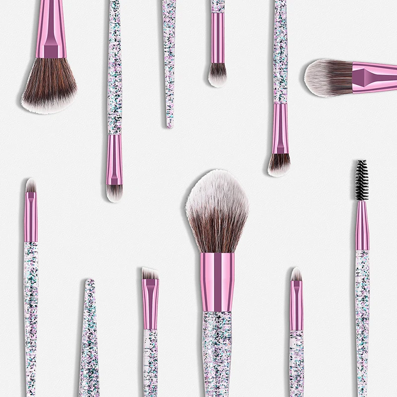 10pcs Professional Makeup Brushes Set Kabuki Make up Tools Foundation Powder Blush Eyebrow Beauty Cosmetics Brush Kit | Красота и