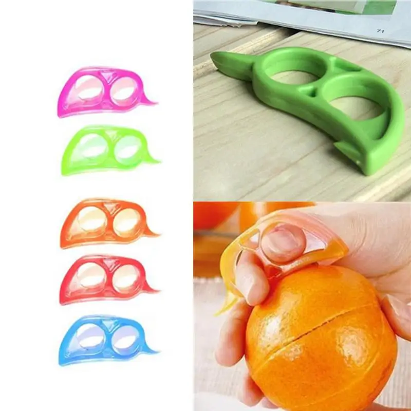 1 шт. пластиковые апельсиновые Peelers терка для лимонов Zesters грейпфрутовый нож