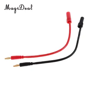 Профессиональный 150 мм XT150 4 мм разъем банана пуля Lipo зарядный кабель свинцовый Разъем Жгут RC части 12AWG