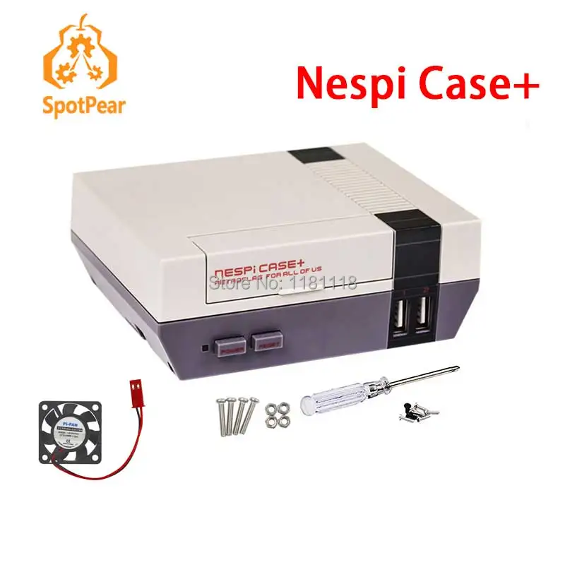 Чехол Raspberry Pi game Nespi + ретрофлаг для PI 3B +|Демонстрационные стенды| |
