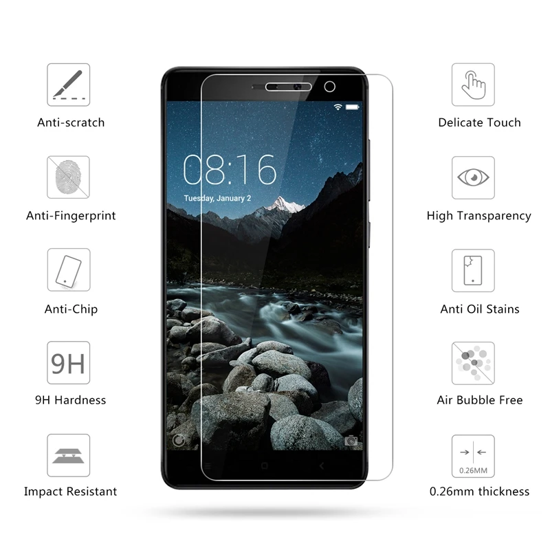 Закаленное стекло для Xiaomi Redmi 4A 2.5D Защита экрана 4 A устойчивая к царапинам