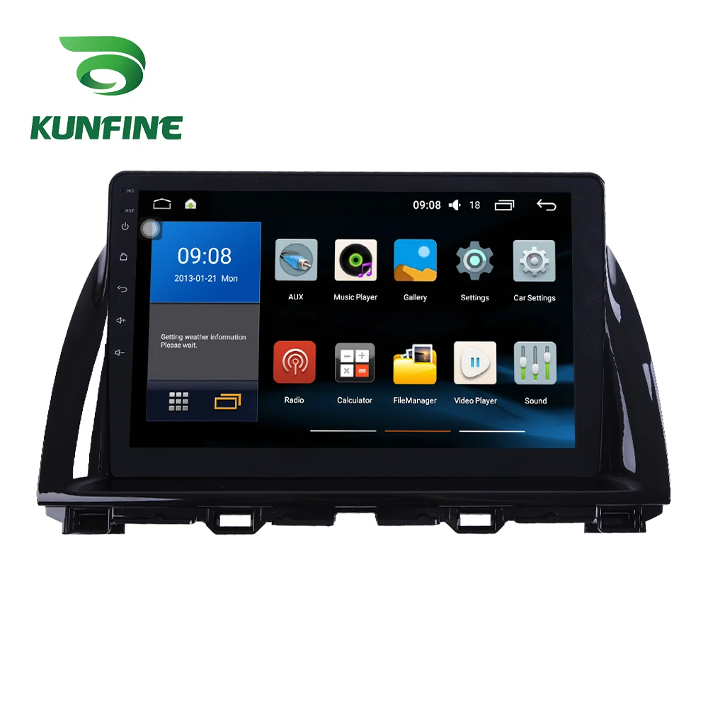 Восьмиядерный 1024*600 Android 8 1 автомобильный DVD gps навигации игрока Deckless стерео для Mazda