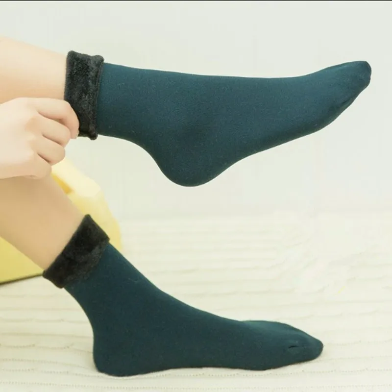 Женские зимние носки теплые толстые шерстяные модные для женщин 2019 Chaussettes Femme Hiver