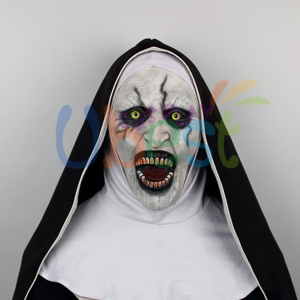 Фильм The Conjuring 2 Nun латексная маска для косплея реквизит страшная Хэллоуина |