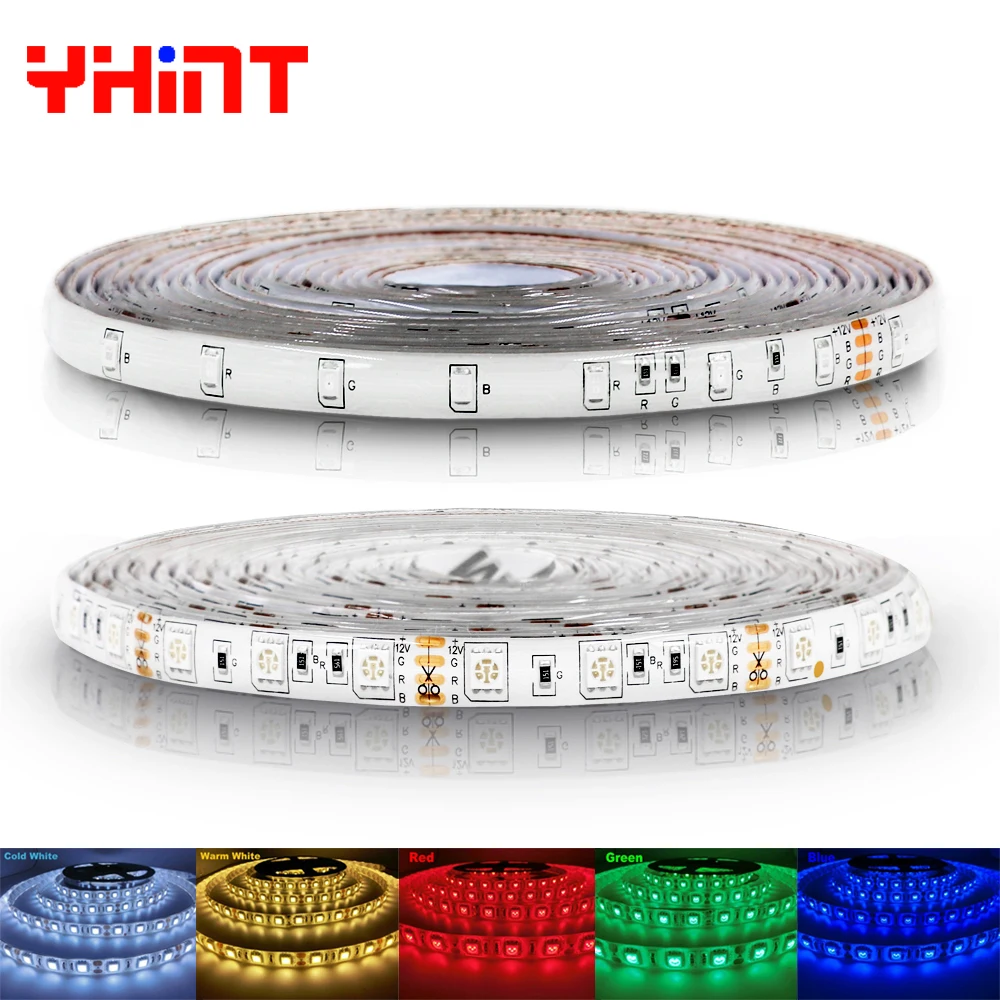 Светодио дный лента 12 В 3528 красная полоса rgb 10 м яркие ленты smd 5050 DC12V цвет зеленый