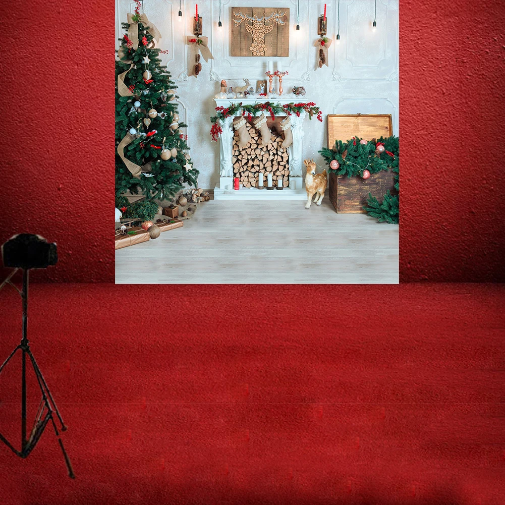 Рождество фотографический фон Санта Клаус Декор задний план 3D реквизит доска