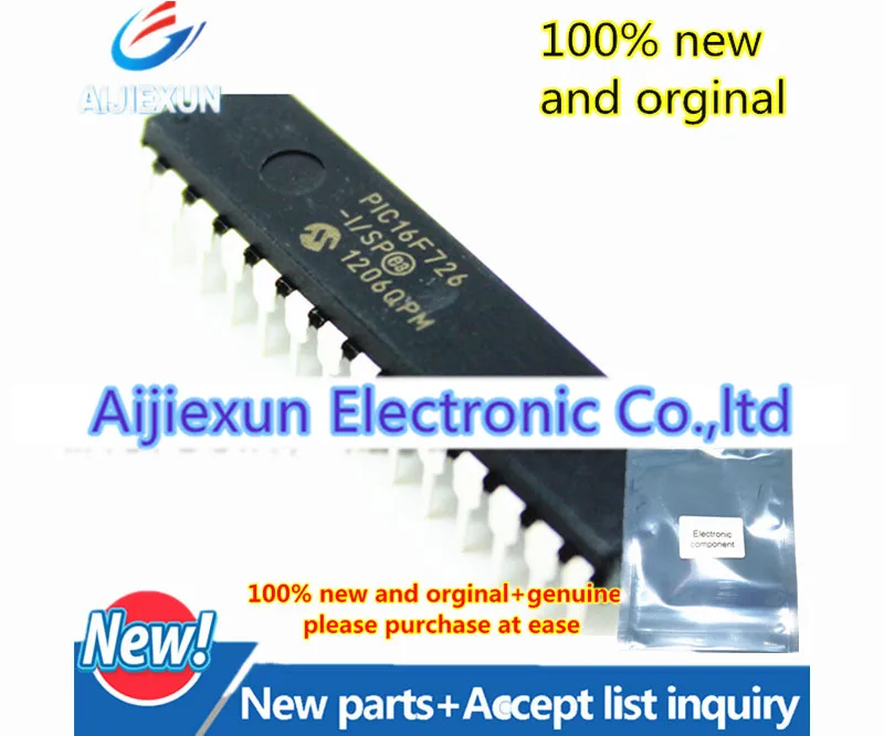 5 шт 100% новое и оригинальное PIC16F726 I/SP DIP28 28/40/44 Pin flash микроконтроллеры в