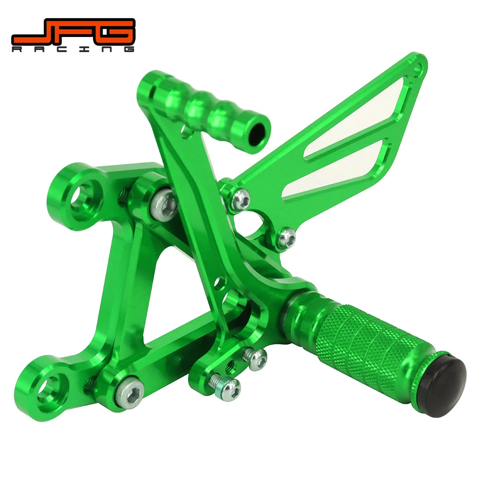 Мотоцикл алюминиевый ЧПУ Регулируемые подножки педали Rearset для KAWASAKI Ninja ZX6R ZX 6R ZX636