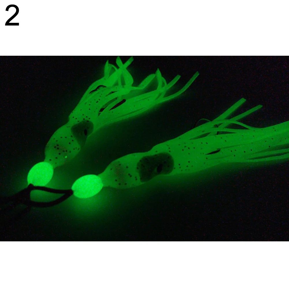 

2Pcs 10cm Lure Sharp Hook Artificial Octopus Bait Fishing Tackle Accessories Fishing Lure Bait