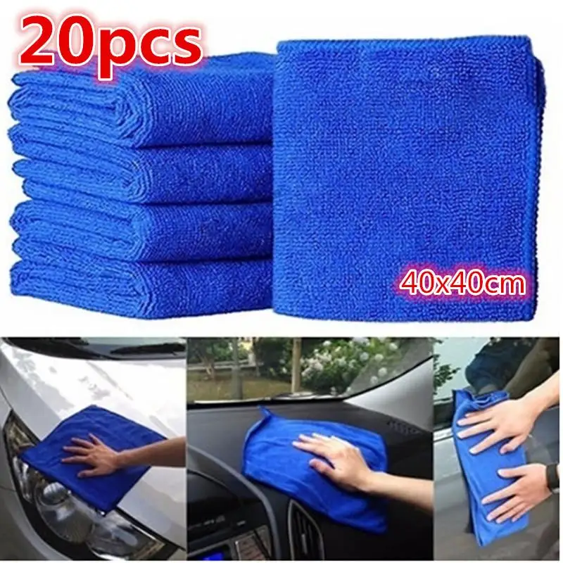 20 шт. чистящая ткань для автомобиля полотенца сушильная из микрофибры очистки Nano