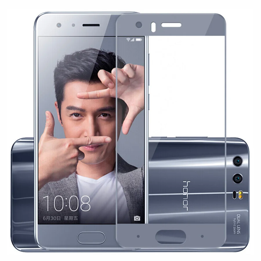 2 шт. закаленное стекло премиум-класса для Huawei Honor 10 полное покрытие Защитная