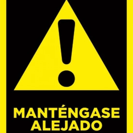 Ламинированный плакат Mant &amp eacutengase Alejado (Keep Out) (22x34) | Дом и сад