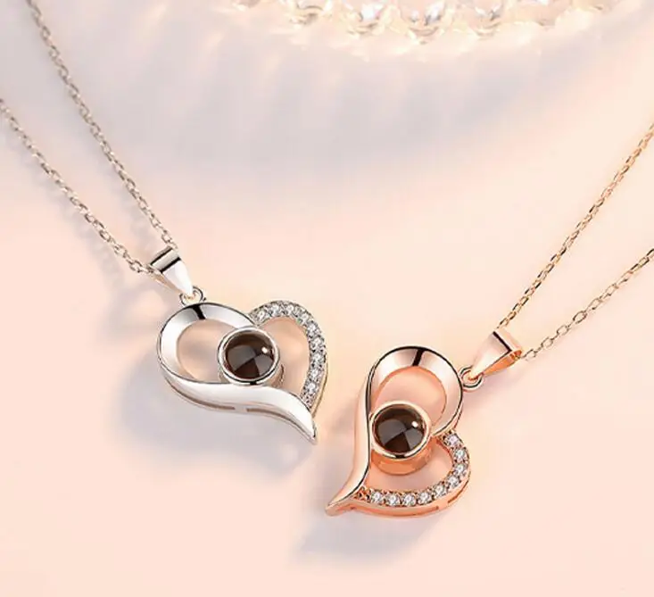 Женское ожерелье из серебра 925 пробы с кристаллами | Украшения и аксессуары