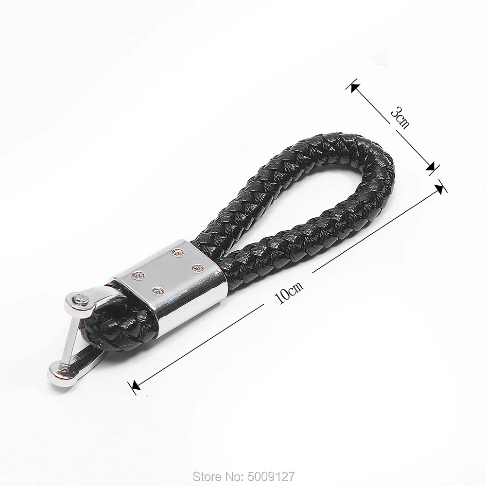 1 шт. винтажный кожанный браслет автомобильный брелок с логотипом для Opel Jeep Citroen