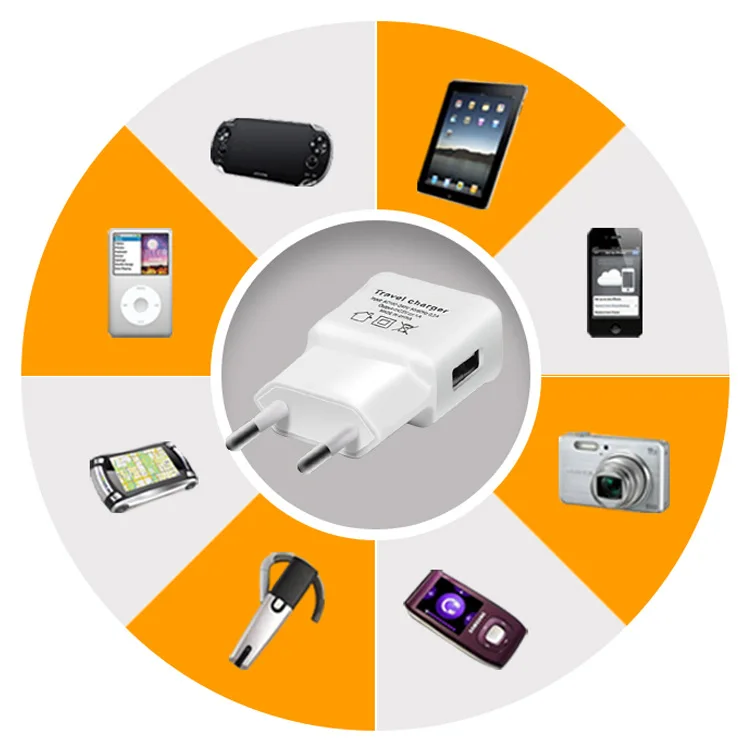 5 В 1A/2A Универсальный двойной Порты usb Портативный Путешествия Быстрый быстрой