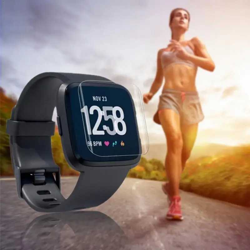 Аксессуары для умных часов Защитная пленка экрана с гидрогелем Fitbit Versa Smart