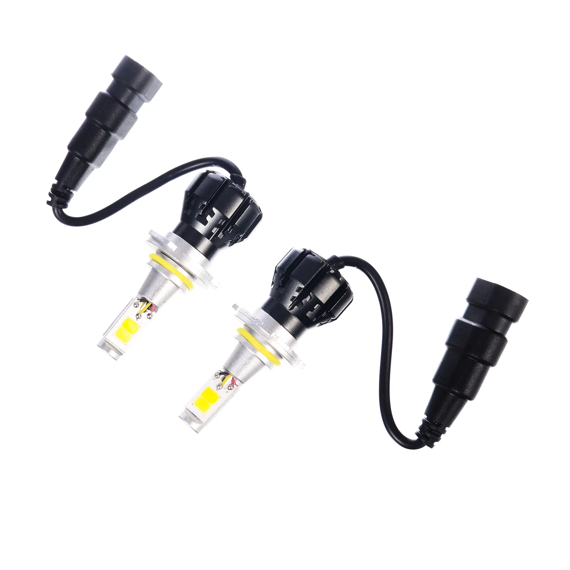 2 шт./лот Автомобильные противотуманные фары 9005/HB3 9006/HB4 H10 Aual-color COB 24 Вт белый свет +
