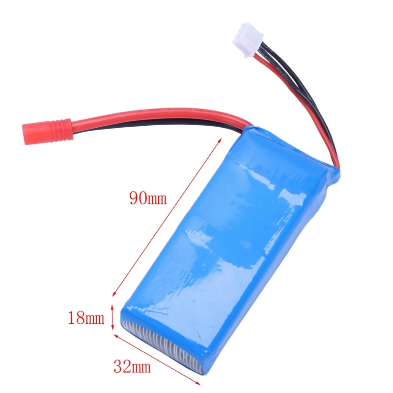 RC 2S 7 4 V 2000Mah Li Po батарея для X8C X8W Huanqi 899 Rc Drone Quadcopter Aircraft Uav запасные части Аксессуары