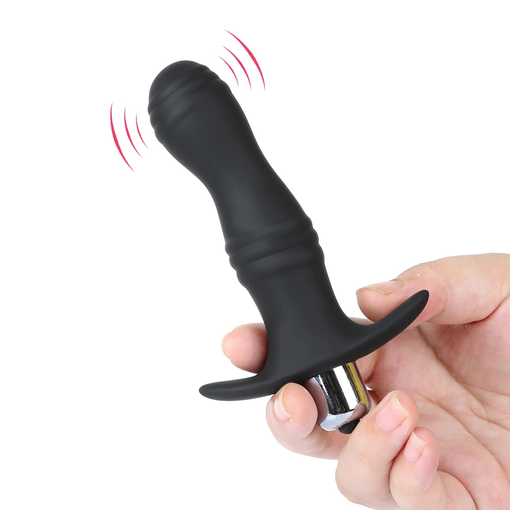 10 Частотный Анальная пробка дилдо вибратор G spot массажер простаты Анальный