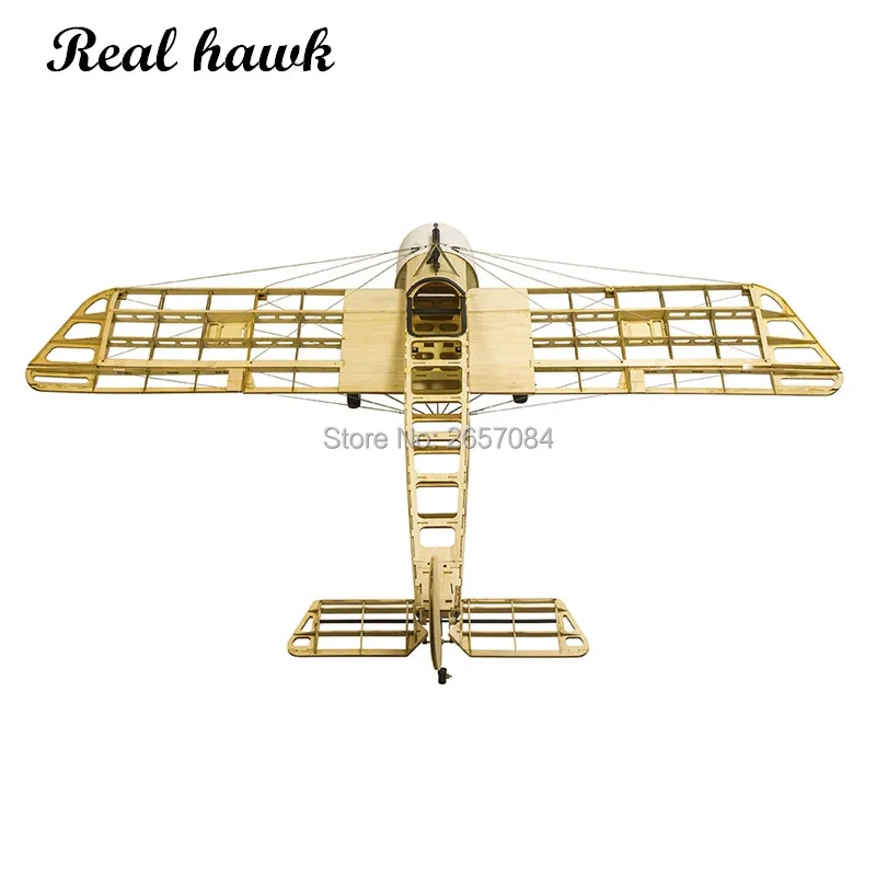 Деревянная модель самолета Balsawood лазерная резка Fokker E.III Eindecker WW1 вырезка 1520 мм (60