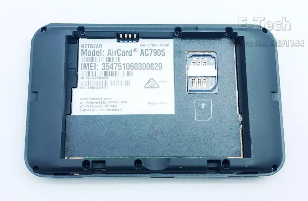 Разблокированный Netgear Aircard 790s (AC790S) 300 Мбит/с Cat 6 4G Мобильный Hotspot Wifi роутер
