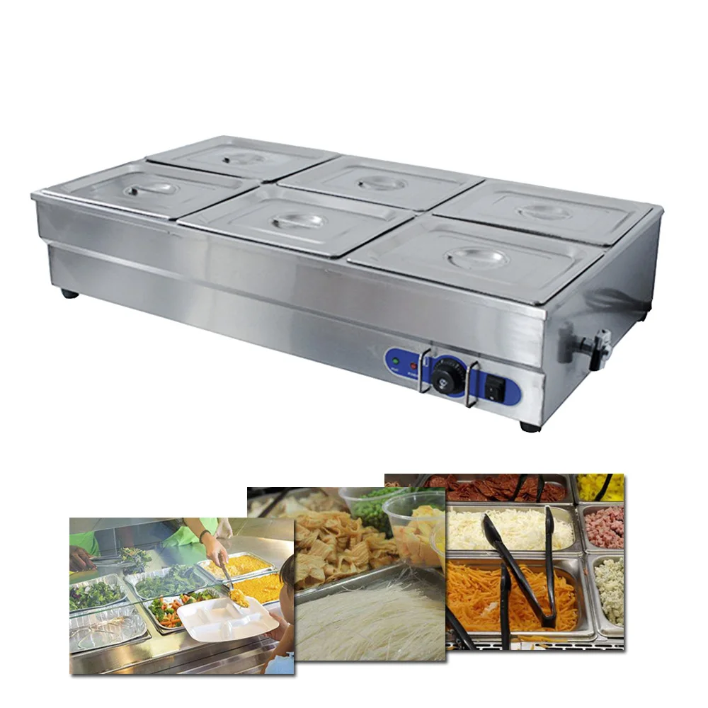 Профессиональный буфет общественное питание теплее машина промышленная Bain Marie