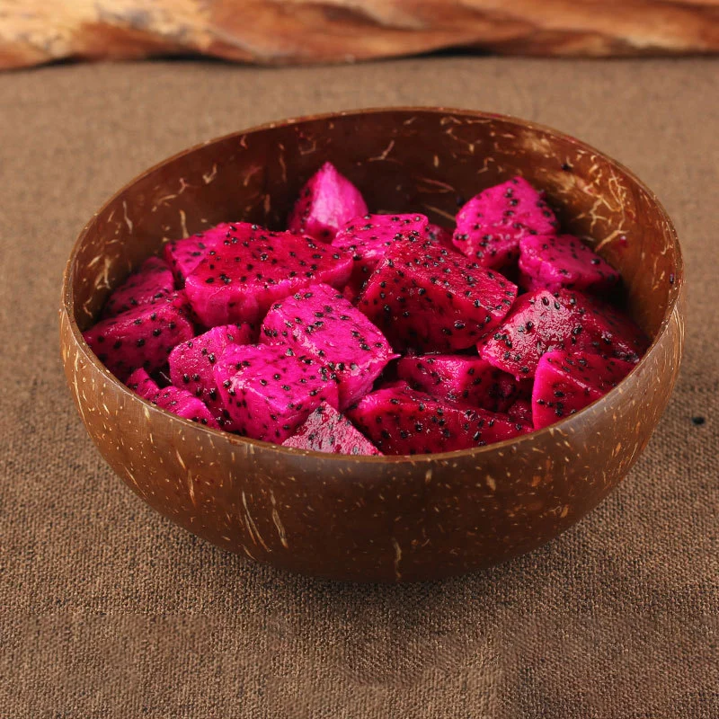 1 шт. Винтаж натуральный миска из скорлупы кокоса eco friendly шары мороженого с