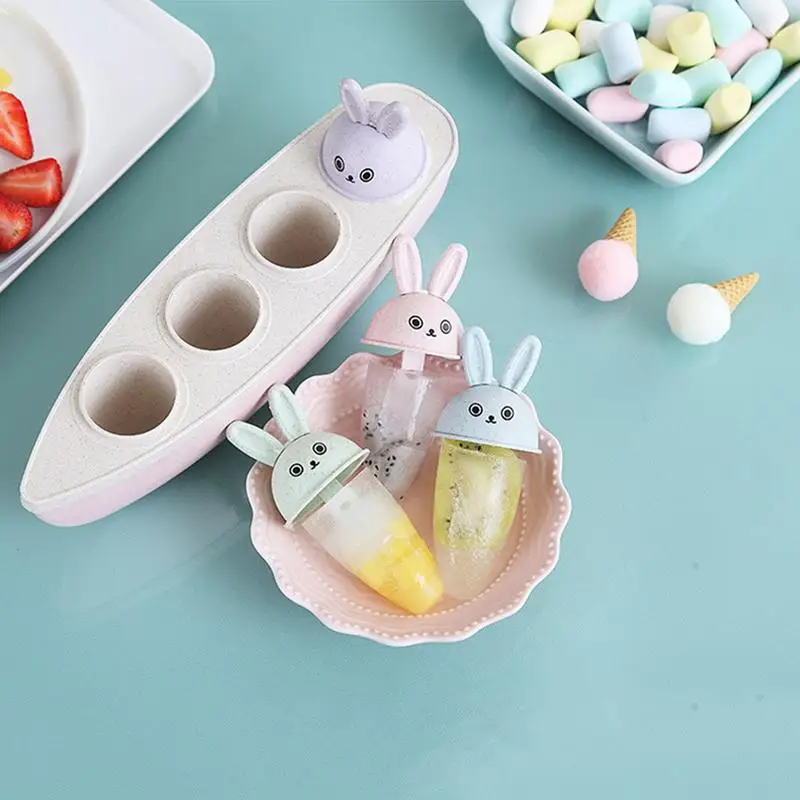 Мультфильм кролик лодка DIY замороженное мороженое плесень многоразовая домашняя