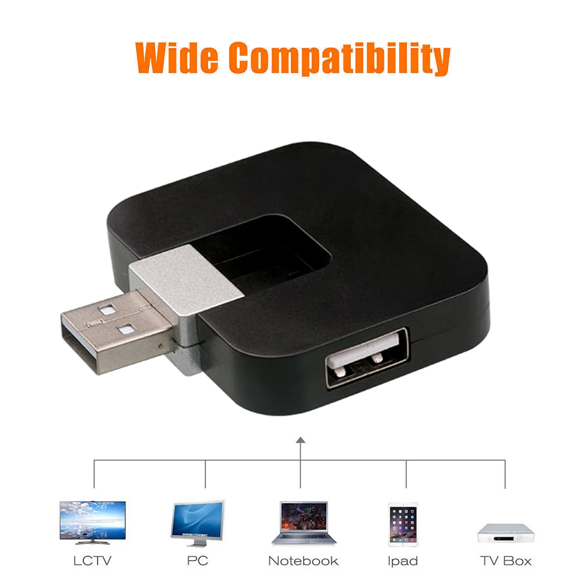 Беспроводной Микро USB 2 0 4-портовый распределитель мульти концентратор сплиттер