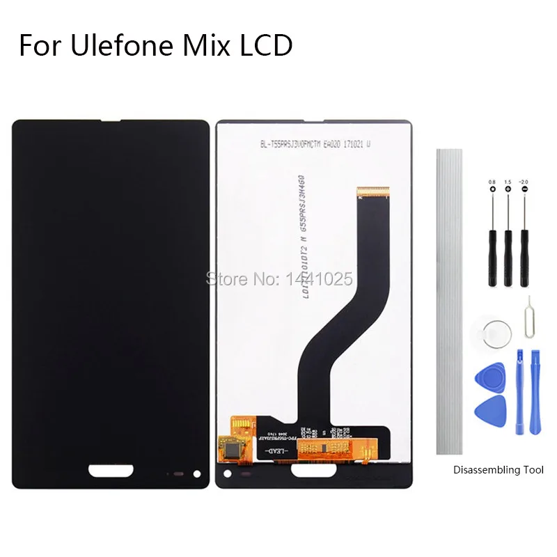 Дисплей сменный экран для Ulefone смешивания ЖК-дисплей Touch Экран 5 дюймовый черный Mix