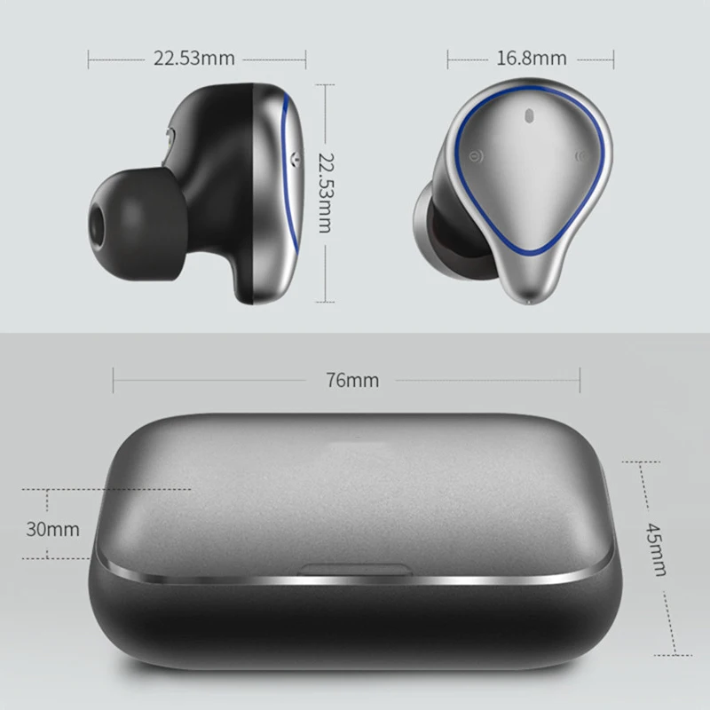 CLAITE O5 Bluetooth 5 0 балансные арматурные наушники динамические мини бинауральные