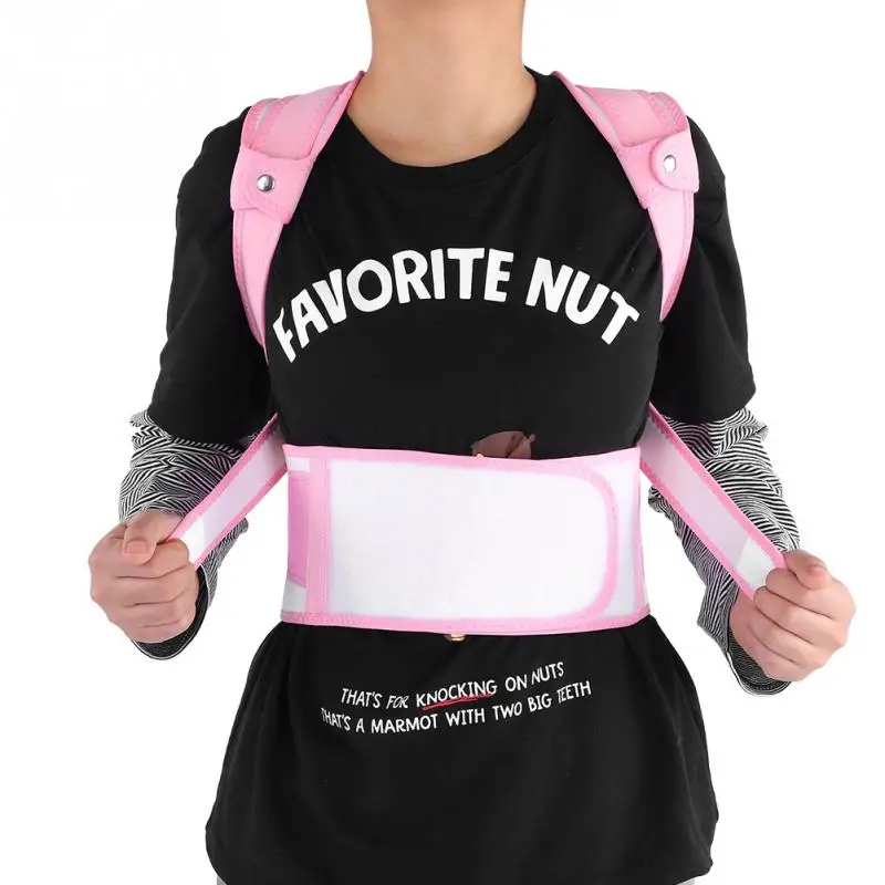 Детский Корректор осанки для спины поясничный плечевой ремень коррекции